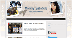 Desktop Screenshot of mommytipsbycole.com