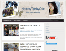 Tablet Screenshot of mommytipsbycole.com